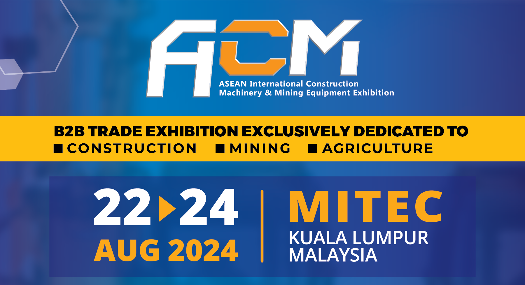 Jelang ASEAN International Construction Machinery di Malaysia